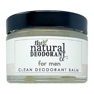 The Natural Deodorant Co Clean Deodorant Balm For Men 55g Aluminium Free Plastic Free All Day Protection