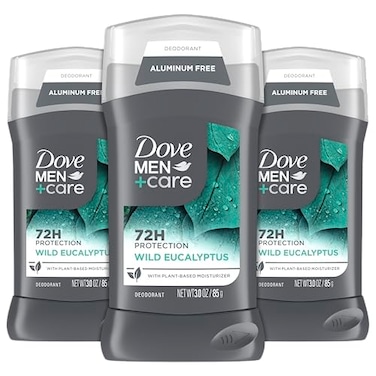 DOVE MENCARE DOVE MEN CARE Aluminum Free 3 Pack Wild Eucalyptus Deodorant for Men 3 oz