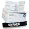 FOMIN Travel Deodorant Wipes 50 Count Unscented pH Balanced Hypoallergenic Mini Deodorant For Women and Men PlasticFree Individually Wrapped Underarm Body Wipes