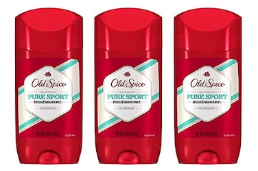 Old Spice Deodorant for Men Pure Sport Scent High Endurance 3 Ounce Pack of 3