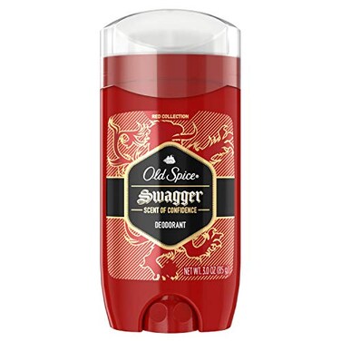 Old Spice Aluminum Free Deodorant for Men Swagger Lime Cedarwood Scent Red Collection 3 Oz Pack of 3