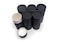 DIY Deodorant Containers Empty Cardboard Deodorant Containers 25 oz Pushup style topfill reusable and biodegradable 6Pack Black