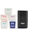 Wild The Full Monty Aluminum Free Deodorant Starter Kit for Men Refillable Stick Deodorant with Black Case Zero Plastic Vegan Refills in a Variety of Scents 5 x 14oz Long Lasting Protection