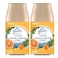 Glade Automatic Spray Refill Coastal Sunshine Citrus Scented Air Freshener for Home and Bathroom 62 Oz 2 Count