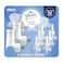 Glade PlugIns Air Freshener Starter Kit Scented and Essential Oils for Home and Bathroom Clean Linen 402 Fl Oz 2 Warmers and 6 Refills