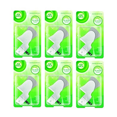 Air Wick Scented Oil Warmer Plugin Air Freshener White 6ct