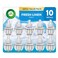Air Wick Plug in Scented Oil Refill 10ct Fresh Linen Air Freshener Essential Oils Eco Friendly Pack
