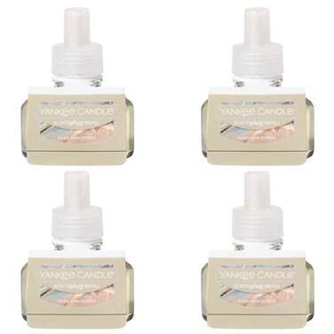 Yankee Candle ScentPlug Refill 25 Ounce Pack of 4 Sage Citrus