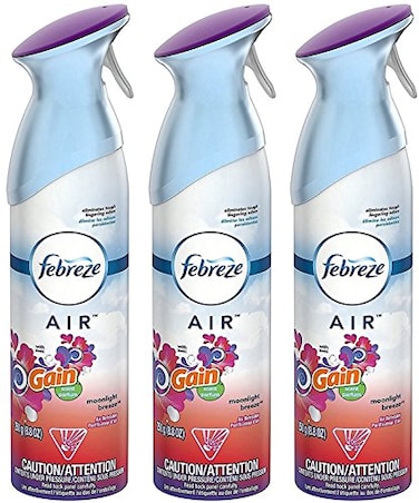 Febreze Air Freshener Spray Gain Moonlight Breeze Net Wt 88 OZ 250 g Per Bottle Pack of 3 Bottles