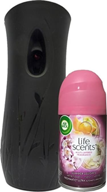 Air Wick Automatic Air Freshener Spray Starter Kit Gadget 1 Refill Summer Delights Air Freshener Essential Oil Odor Neutralization