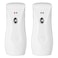 Stardrix Automatic Air Freshener Dispensers 2Pack Aerosol Spray Machines Wall Mounted or Freestanding Adjustable Timer for Scent Release in Bathroom Office Commercial Home White