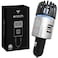 Enoch Car Air Purifier Premium Air Ionizer 12V PlugIn Ionic Ozone Deodorizer Accessory with Dual USB Car Charger Eliminates Cigarette Smoke Pet and Food Odors Dust Gray Silver