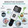 Enoch Car Air Purifier Premium Air Ionizer 12V PlugIn Ionic Ozone Deodorizer Accessory with Dual USB Car Charger Eliminates Cigarette Smoke Pet and Food Odors Dust Gray Silver