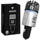 Enoch Car Air Purifier Premium Air Ionizer 12V PlugIn Ionic Ozone Deodorizer Accessory with Dual USB Car Charger Eliminates Cigarette Smoke Pet and Food Odors Dust Gray Silver