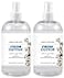 SMELLS BEGONE Air Freshener Home Linen Spray 16 oz Pack of 2 Odor Eliminator Made with Essential Oils Fresh Cotton