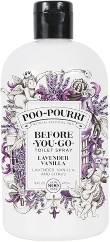Poo-Pourri PooPourri BeforeYouGo 16 Ounce Refill Bottle Lavender Vanilla
