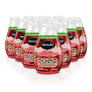 Renuzit 1717587 Blissful Apple Cinnamon Adjustable Gel Air Freshener 7oz Cone Pack of 12