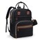 Tuwubi Diaper Bag Backpack Baby Essentials Travel Tote Bag Multi function Waterproof Backpacks Travel Essentials with Stroller Straps Pacifier Case Black