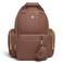 HUGGIES Unisexadult Signature Hug Pack Diaper Backpack Cognac Leather One Size