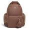 HUGGIES Unisexadult Signature Hug Pack Diaper Backpack Cognac Leather One Size