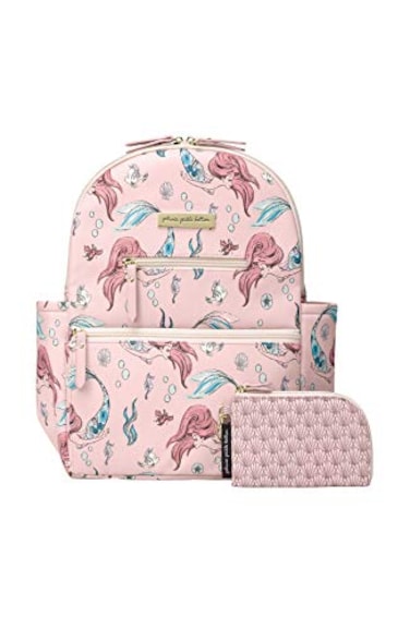 Petunia Pickle Bottom Ace Backpack MultiFunction Diaper Bag with Insulated Pockets and Changing Pad Wide Ziptop for Easy Access to Contents Little Mermaid