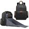 WITSTEP Diaper Bag Laptop Backpack Black Unisex