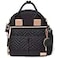 Skip Hop Diaper Bag Backpack Suite 6in1 Diaper Backpack Set MultiFunction Baby Travel Bag with Changing Pad Stroller Straps Bottle Bag and Pacifier Pocket Black