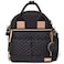 Skip Hop Diaper Bag Backpack Suite 6in1 Diaper Backpack Set MultiFunction Baby Travel Bag with Changing Pad Stroller Straps Bottle Bag and Pacifier Pocket Black