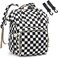 LIMHOO Diaper Bag Backpack for Mom Dad Multifunction Waterproof Baby Changing Bags Large Nappy Bag Backpack Checkered