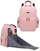 WITSTEP Diaper Bag Backpack with Changing Station Baby Diaper Bag Organizer for Moms Laptop Backpack Pink