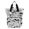MNSRUU Diaper Bag Goth Skull White Diaper Bag Backpack Multifunction Travel Diaper Bag Tote Large Capacity Diaper Changing Backpacks for Moms Dads