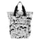 MNSRUU Diaper Bag Goth Skull White Diaper Bag Backpack Multifunction Travel Diaper Bag Tote Large Capacity Diaper Changing Backpacks for Moms Dads