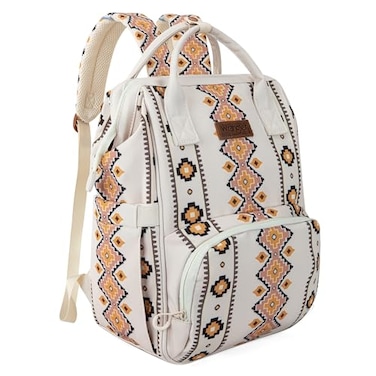 Montana West Wrangler Callie Diaper Bag Backpack with Stroller Straps Multifunction Baby Travel Bag WG22049110TN