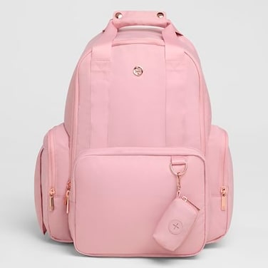 HUGGIES Unisexadult Signature Hug Pack Diaper Backpack Bridal Rose One Size