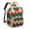 Montana West Wrangler Aztec Callie Diaper Bag Backpack with Stroller Straps Multifunction Baby Travel Bag WG22119110TN
