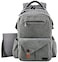 Hap Tim MultiFunction Large Baby Diaper Bag Backpack with Stroller Straps Insulated Pockets Changing Pad Stylish AntiWater MaterialGray5284