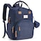 RUVALINO Diaper Bag Backpack Multifunction Travel Back Pack Maternity Baby Changing Bags Diaper Changing Totes Waterproof and Stylish Navy Blue