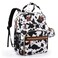 Tuwubi Diaper Bag Backpack Baby Essentials Travel Tote Bag Multi function Waterproof Backpacks Travel Essentials with Stroller Straps Pacifier Case Cow Print