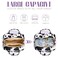Tuwubi Diaper Bag Backpack Baby Essentials Travel Tote Bag Multi function Waterproof Backpacks Travel Essentials with Stroller Straps Pacifier Case Cow Print