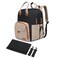 Qualyphant Extra Large Diaper Bag Backpack for Two Kids Twins Expandable Baby Bag 2636L Dual Big Compartments Includes Changing Pad Stroller Straps Unisex Black Khaki