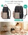 Qualyphant Extra Large Diaper Bag Backpack for Two Kids Twins Expandable Baby Bag 2636L Dual Big Compartments Includes Changing Pad Stroller Straps Unisex Black Khaki