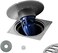 SALUKO Shower Drain Floor Drain Backflow Preventer Magnetic Levitation OneWay Drain Valve Fast Drainage Shower plug Insert Drain Plug Fit for Tube Depth 256413in Caliber239inDepth 315in