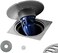 SALUKO Shower Drain Floor Drain Backflow Preventer Magnetic Levitation OneWay Drain Valve Fast Drainage Shower plug Insert Drain Plug Fit for Tube Depth 256413in Caliber239inDepth 315in