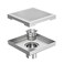 Neodrain Square Shower Drain with Removable Quadrato Pattern Grate Brushed 304 Stainless Steel Square Drain for Bathroom with Hair Strainer and Lifting HookCUPC Brushed Nickel 6 in