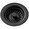 Elkay LKQS35MC Polymer Drain Fitting with Removable Basket Strainer and Rubber Stopper Mocha