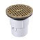 Oatey 3 in or 4 in PVC General Purpose Drain with 6 in BR Grate
