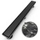 WEBANG 36 Inch Linear Shower Drain Rectangular Floor Drain with Accessories Reversible 2in1 Cover Tile Insert Grate Removable SUS304 Stainless Steel CUPC Matte Black