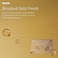 Moen Brushed Gold 4Inch ScrewIn Shower Strainer Drain Cover 102763BG