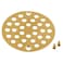 Moen Brushed Gold 4Inch ScrewIn Shower Strainer Drain Cover 102763BG