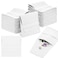 Bonuci 40 Pcs Small Microfiber Jewelry Pouch Gift Bulk with Band 8 x 8 cm Mothers Day Jewelry Gift Packaging Bag Luxury Small Bags Tiny Microfiber Pouch for Bracelet NecklaceWhite